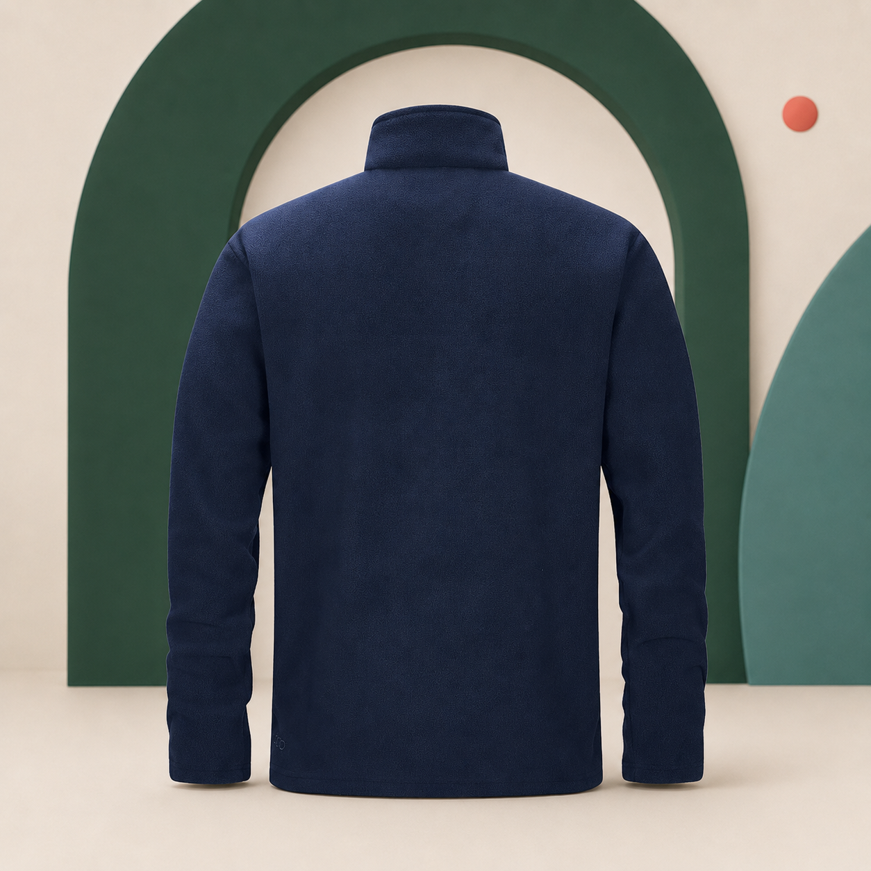 33,000ft Men’s Lightweight Full-Zip Fleece Jacket with 5 Pockets