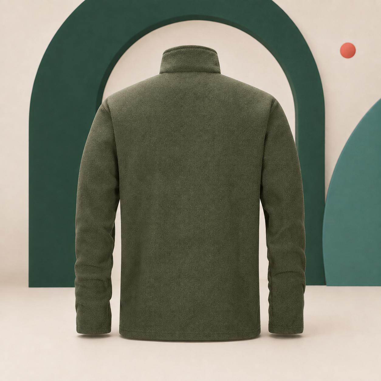 33,000ft Men’s Lightweight Full-Zip Fleece Jacket with 5 Pockets