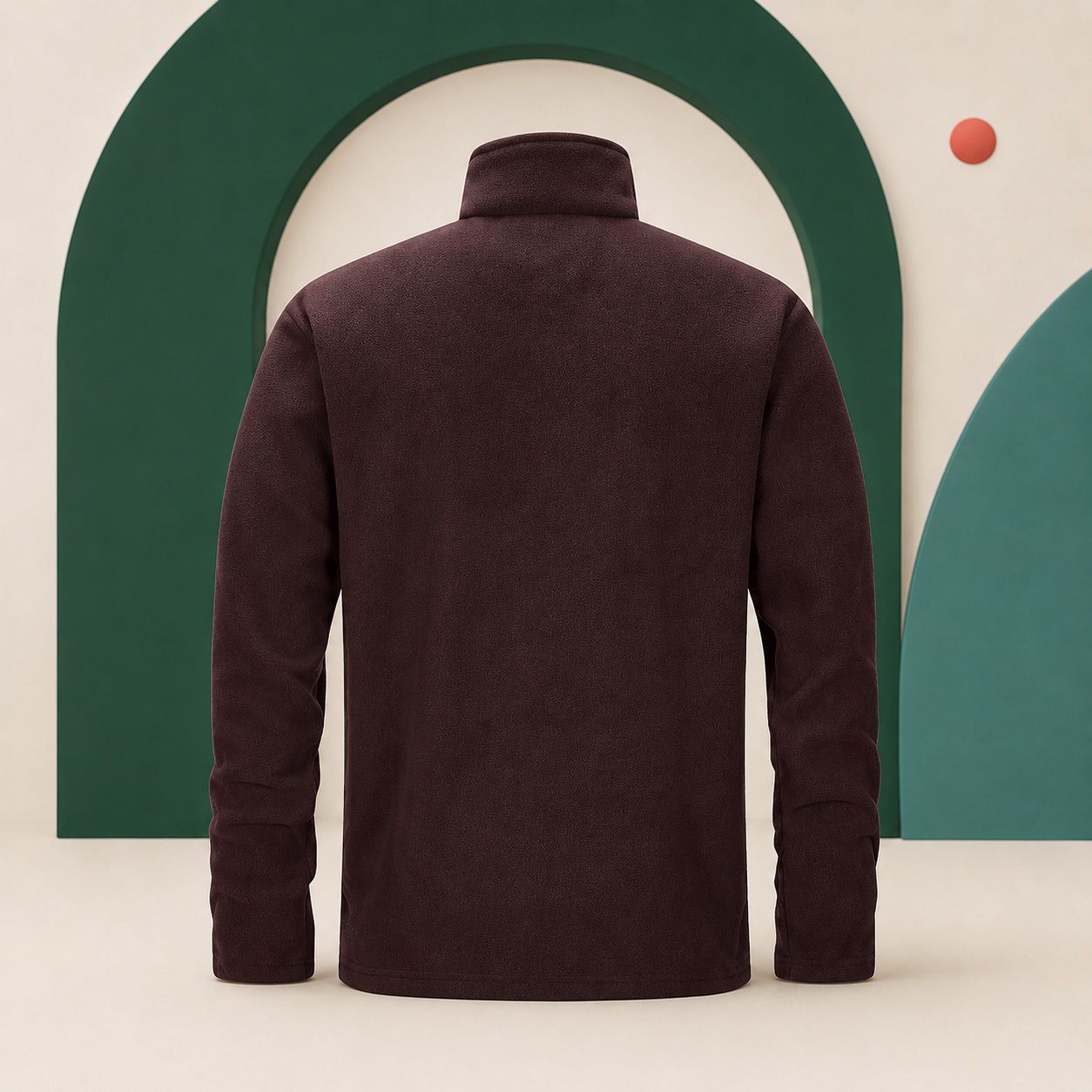 33,000ft Men’s Lightweight Full-Zip Fleece Jacket with 5 Pockets